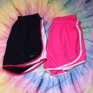 Black And Pink Nike Dri Fit Shorts